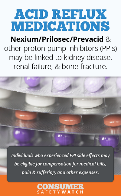 Nexium, Prilosec OTC and other PPIs Linked to Kidney Damage