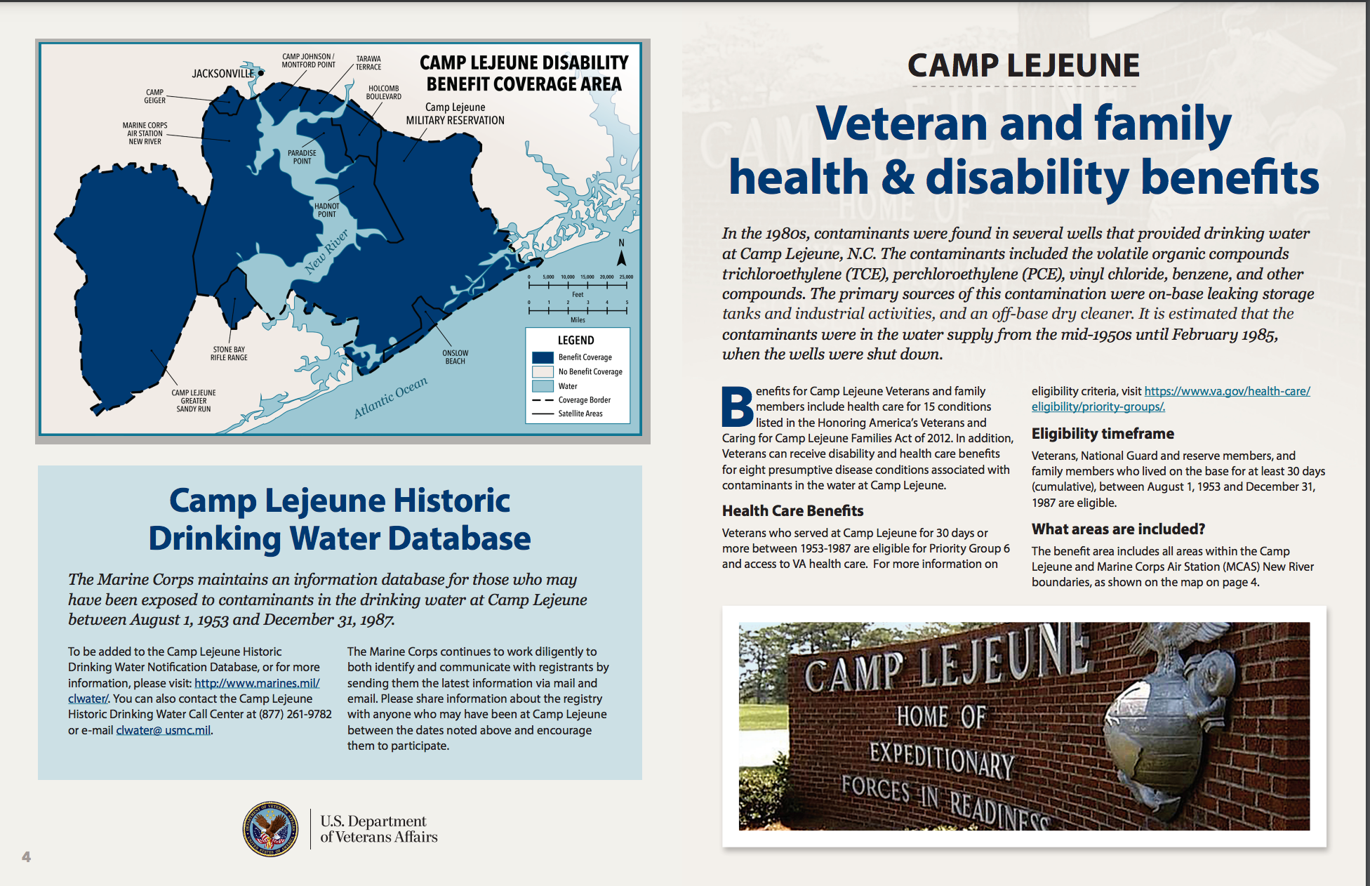 VA Camp Lejeune Brochure